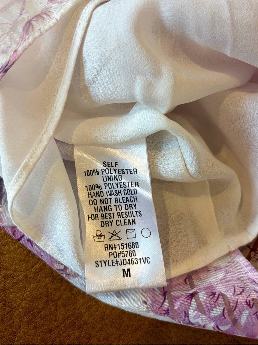 Storia Lilac Floral Puff Sleeve Sundress - Picture 8 of 8